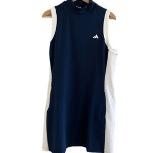 Adidas Women's Ultimate365 Rib Golf Dress Navy White Size XL NWT 2-pcs